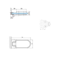 Coralia 3069.**.0 brusehngsel