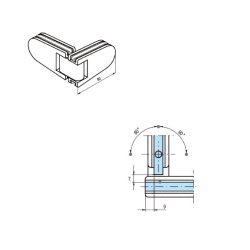 Marva 3164.** brusehngsel