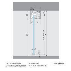 36.302 Muto L80 komplet st for enkeltdr
