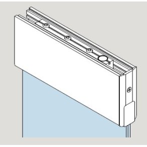 Dorma 40.702/802 TP Easy Safe u/l�s top  alu m/PT-indsats, alu natur max 1.200 mm 