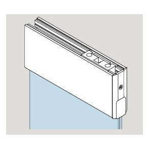 Dorma 40.706/806 TP100 skinne top venstre/h�jre m/RTS-indsats, alu natur max 1.200 mm 