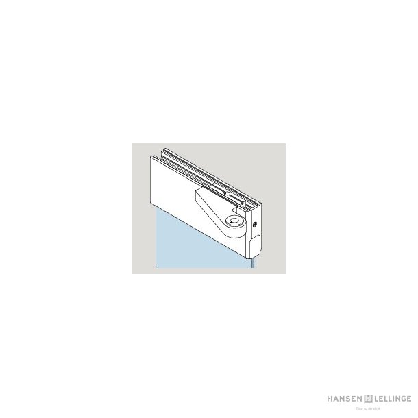 Dorma 40.732/734 TA Easy Safe venstre/h�jre topskinne u/l�s, m/BTS-indsats alu natur