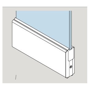Klemskinne bund - TP Easy Safe alu natur