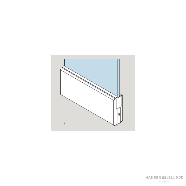Klemskinne bund - TP Easy Safe alu natur