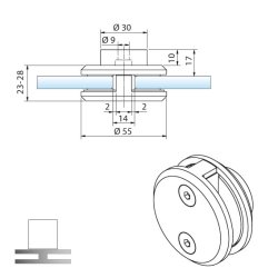 4866 rundt klembeslag