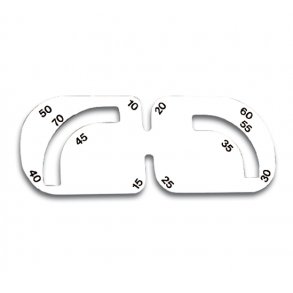 Radiusskabelon for runde hjrner