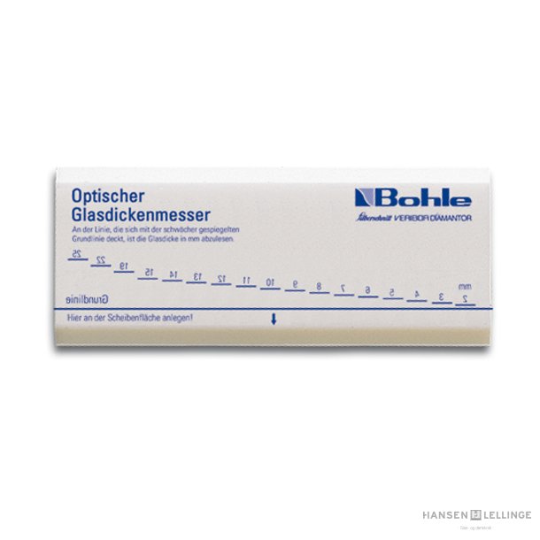 Optisk glastykkelsesmler