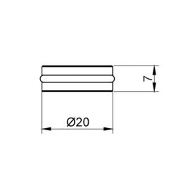 UV hyldebrer med gummiring