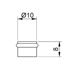 Hyldebrer / Drstop med gummiring