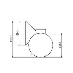 UV glaslgehngsel 44 mm