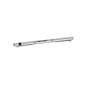 Dorma 64225001 GSR-EMR1G/V slv skinne m. ABDL og rgdetektor 