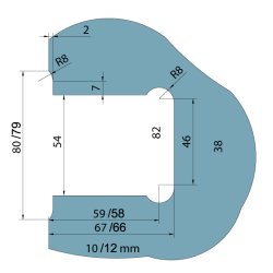 BF112 XL 70.150 brusehngsel