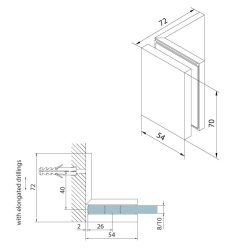 BF112 70.185.*** fastglasbeslag