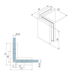 BF112 70.186.*** fastglasbeslag