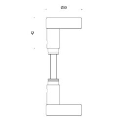 Randi 7085 Drejbar drknop