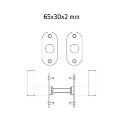 Randi 7085 Drejbar drknop