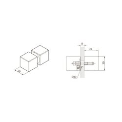 Quadrat 75.017.*** drknop