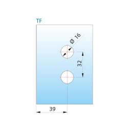 Flinter 8150 brusehngsel