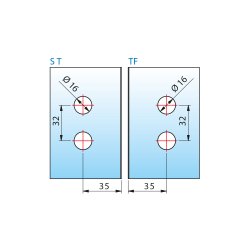 Flinter 8160 brusehngsel