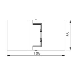 Flinter 8160 brusehngsel