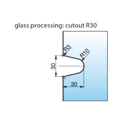 Flamea 8178ZN* fastglasbeslag