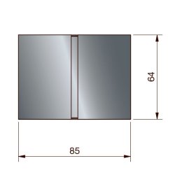 Flamea+ 8191Z** fastglasbeslag
