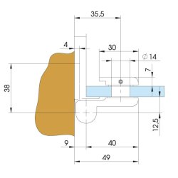 Biloba 8410 brusehngsel
