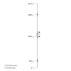 Yale doorman MPL - 2115 mm