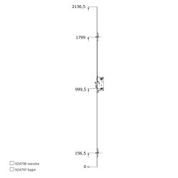 Yale doorman MPL - 2136,50 mm