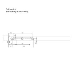 Activestop 163411 indbygningsdrlukker