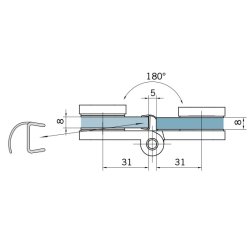 BF134 70.250 brusehngsel  