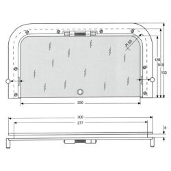 Ekspeditonsluge i gr plast  4-6 mm