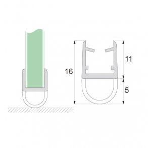 Bobleliste med 5 mm boble 
