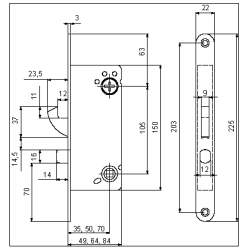 Assa Abloy connect 721 lsekasse