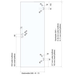 Nordic Frame D45 karmprofil for falle