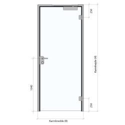 Nordic Frame D45 karmprofil for falle