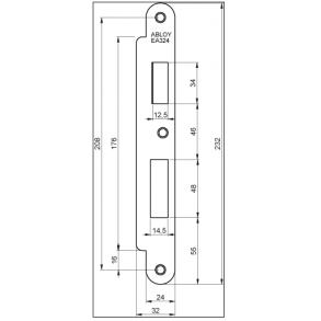 Abloy EA324 slutblik
