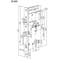 Abloy EL520 motorls st