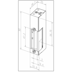 EffEff 34STRR el-slutblik 24VDC