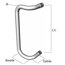 Ruko-line enkeltsidet forkrppet hank