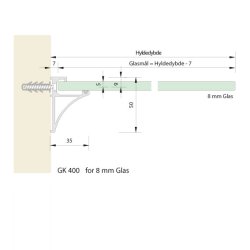 GK 400 glaskonsol