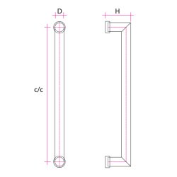 Geringshank for drtykkelse 5-25 mm, st