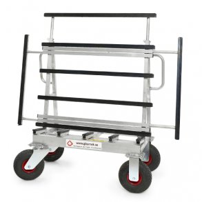 Glasmek transportvogn med udtrk