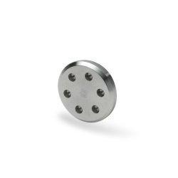 Fladt spejlbeslag med huller, 20 mm