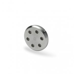 Fladt spejlbeslag med huller, 20 mm