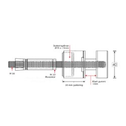 Justerbar punktholder