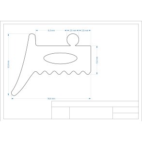 Gummittningsliste 6 mm