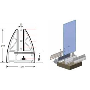 Panorama Vind  120 cm
