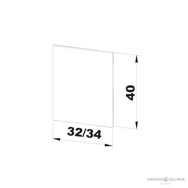 Endebund 40 mm