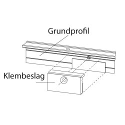 Grundprofil 40 mm